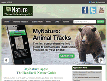 Tablet Screenshot of mynatureapps.com